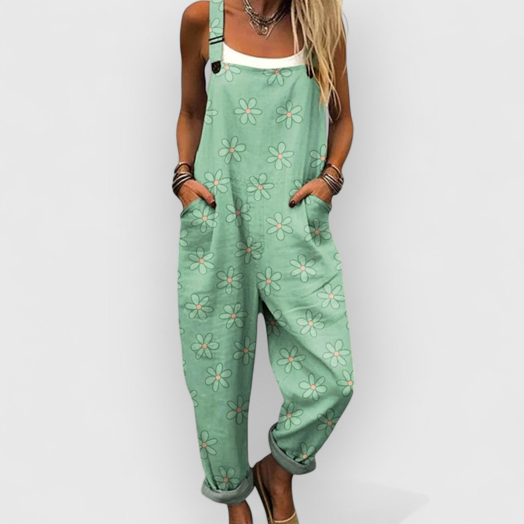 Adaa – Tuta Vintage Con Motivo Floreale