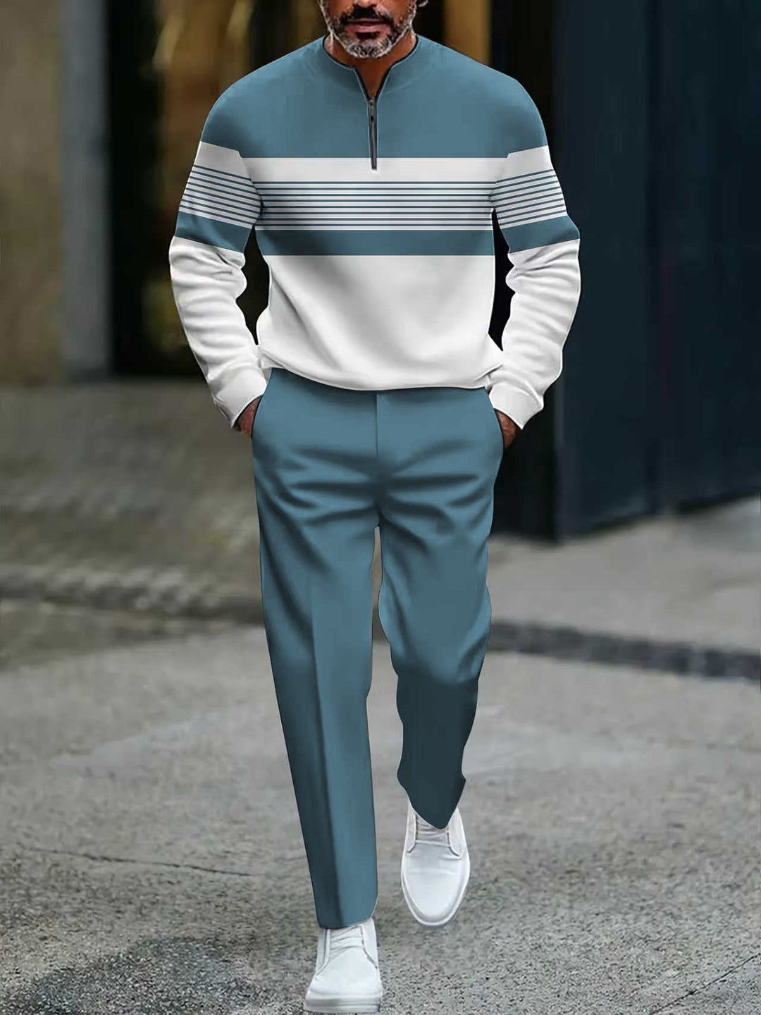 Mclerran - Set Composto Da Maglione E Pantaloni Con Stampa Grafica