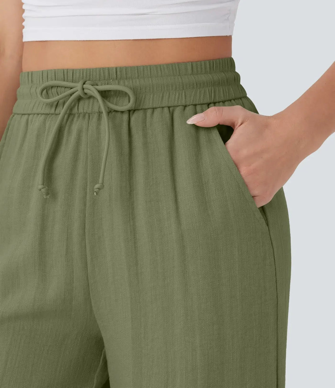 Zafeiria - Pantaloni Di Lino Eleganti