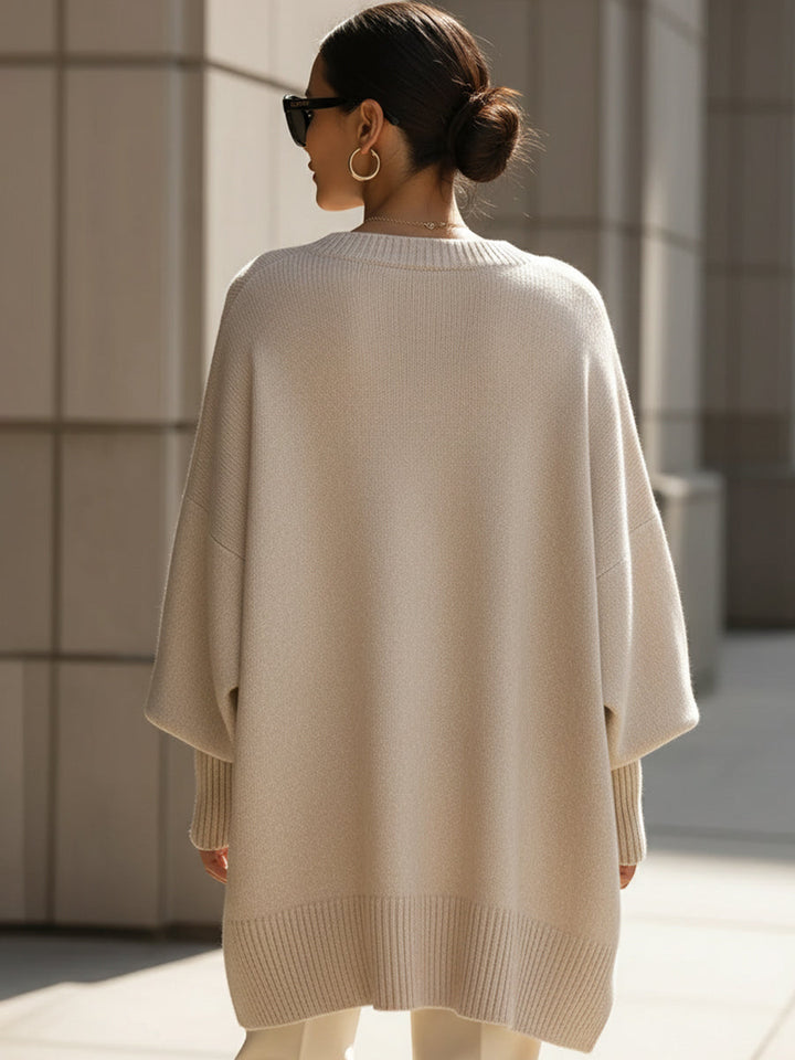 Ayesatu - Maglione Oversize Dalla Vestibilità Ampia