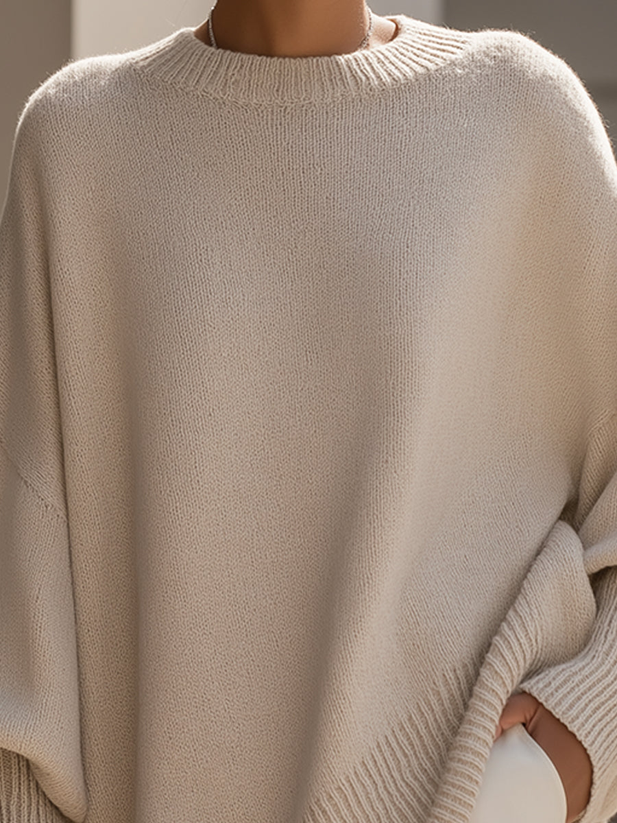 Ayesatu - Maglione Oversize Dalla Vestibilità Ampia