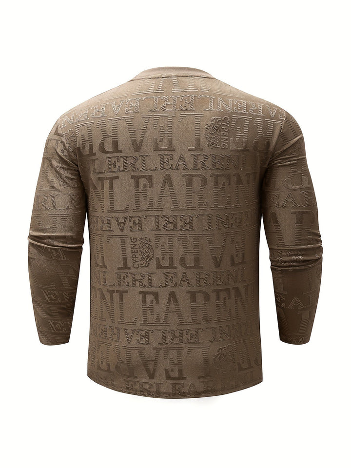 Yildiz - Camicia a Maniche Lunghe Con Disegno Geometrico