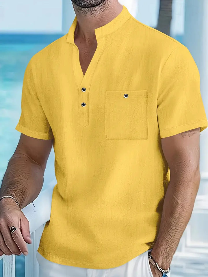 Vaughn - Elegante Camicia A Maniche Corte