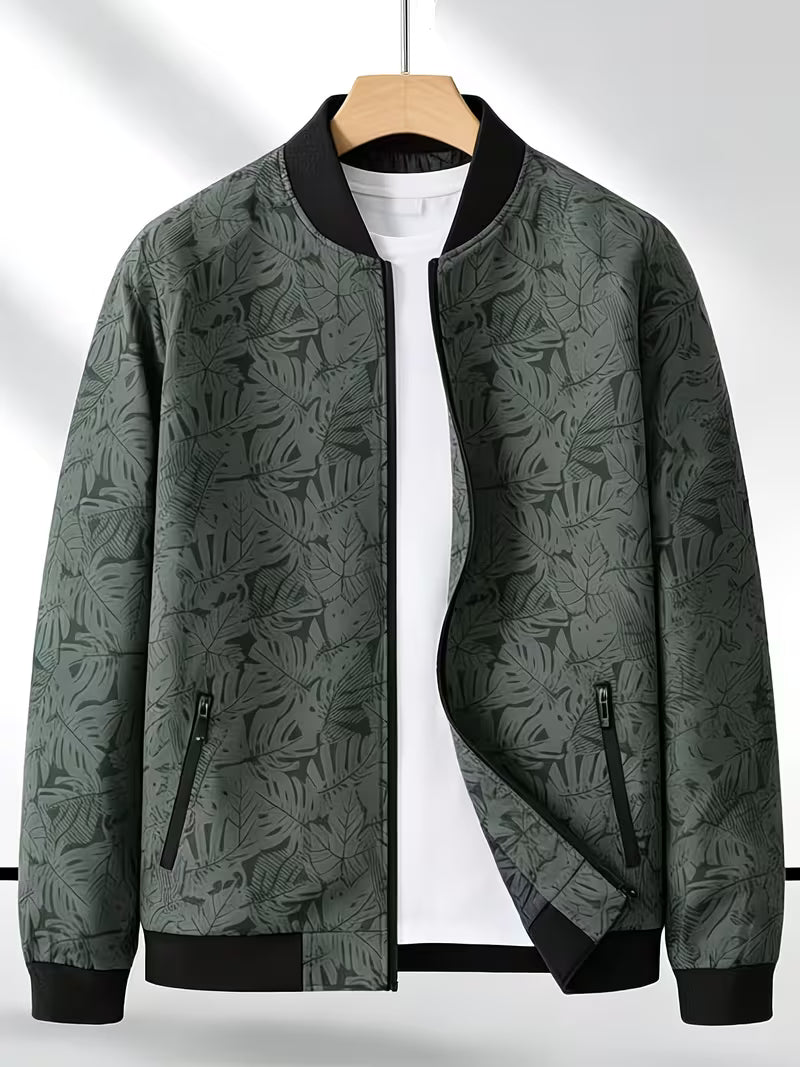 Dagan - Giacca Sportiva Casual a Maniche Lunghe Con Cerniera