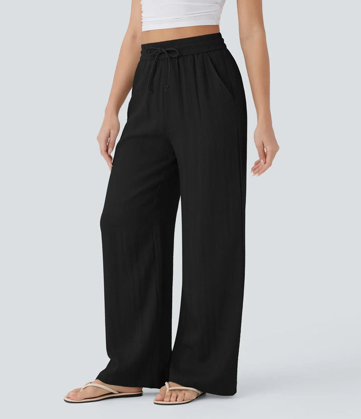 Zafeiria - Pantaloni Di Lino Eleganti