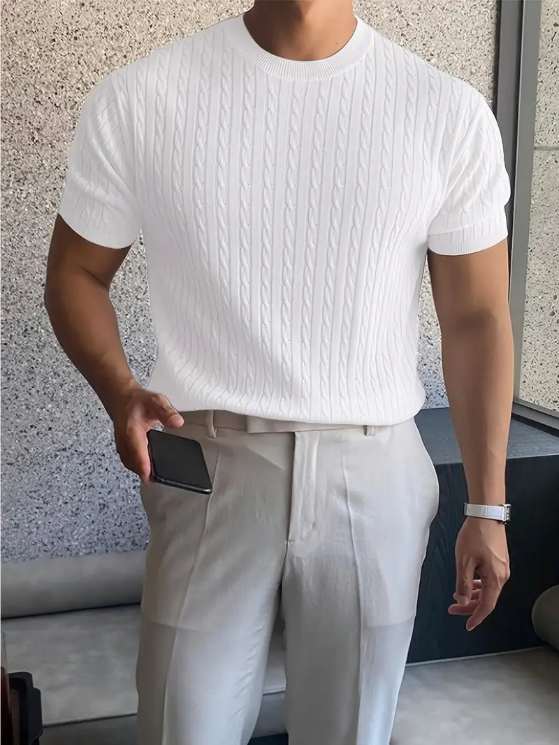 Kiril - Elegante Maglione Lavorato A Maglia