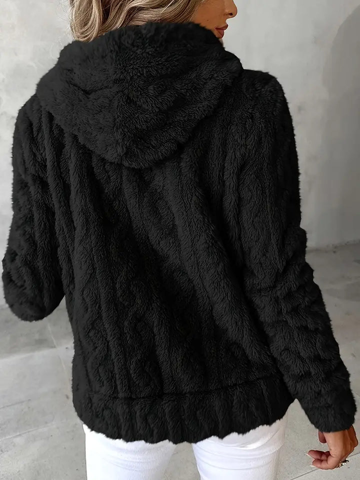 Ganka - Felpa Con Cappuccio e Zip a Maniche Lunghe