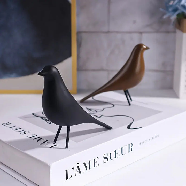 DecoPerch - Imposta Di Statua Astratte Di Uccelli In Stile Arte Déco