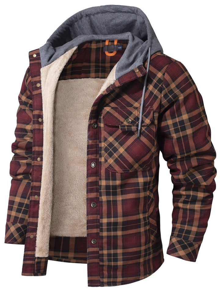 Avraham - Giacca Con Cappuccio e Tasche a Maniche Lunghe