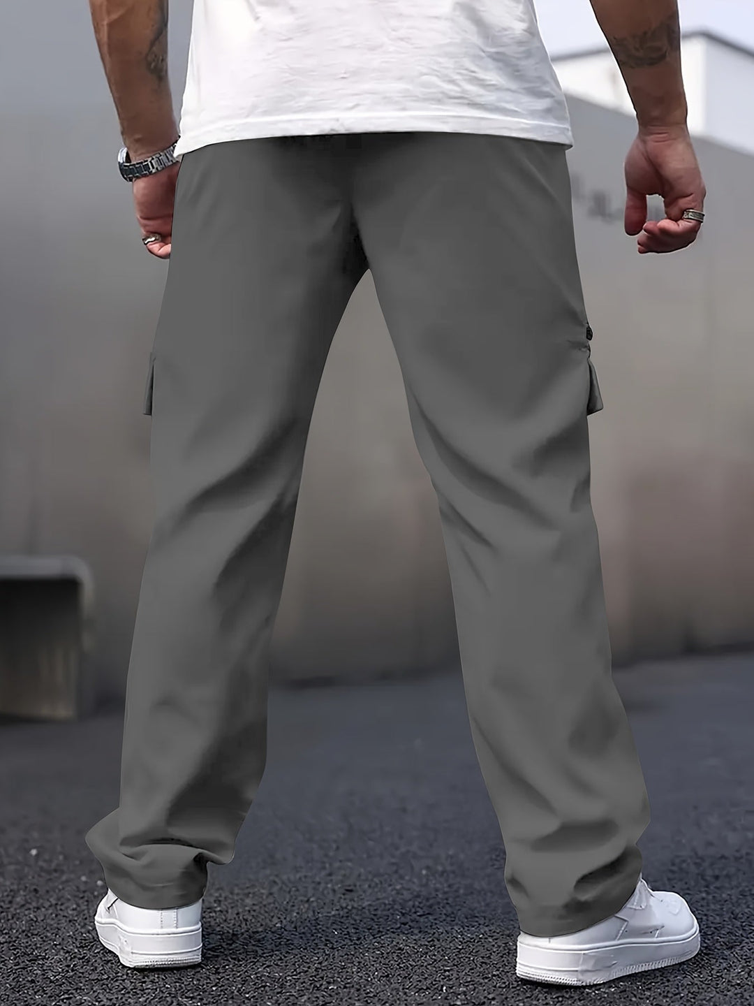 Mihai - Pantaloni Cargo Casual Con Tasche Multiplu