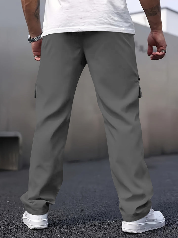 Mihai - Pantaloni Cargo Casual Con Tasche Multiplu