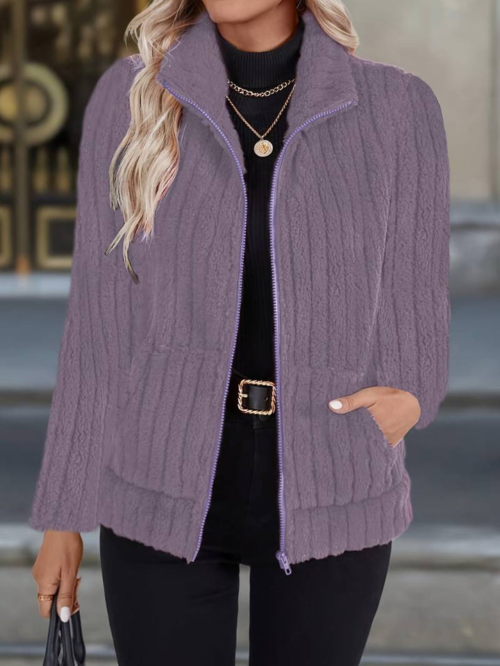 Zoharia - Elegante Giacca Invernale a Maniche Lunghe Con Tasca