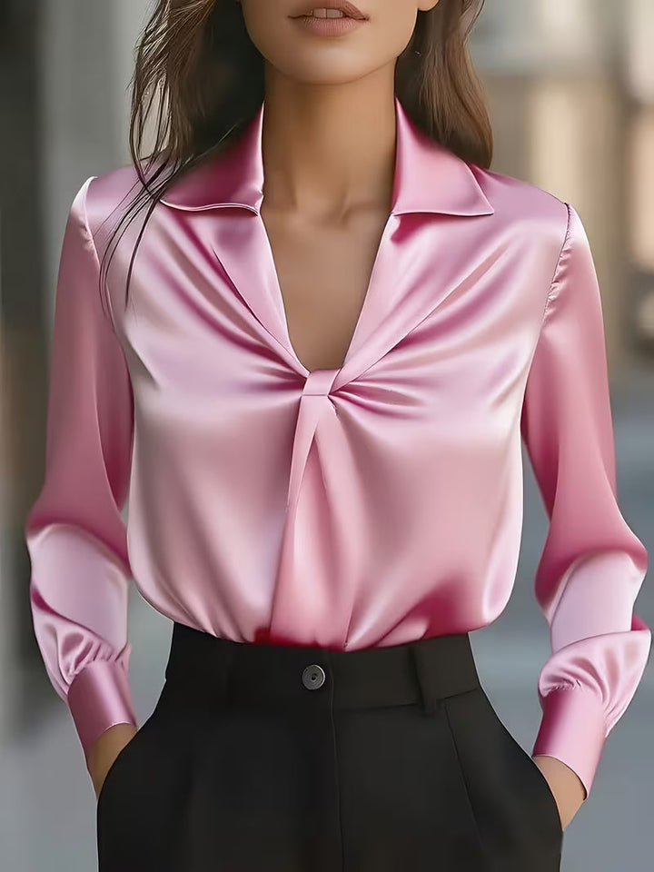 Leylah - Elegante Camicetta a Maniche Lunghe
