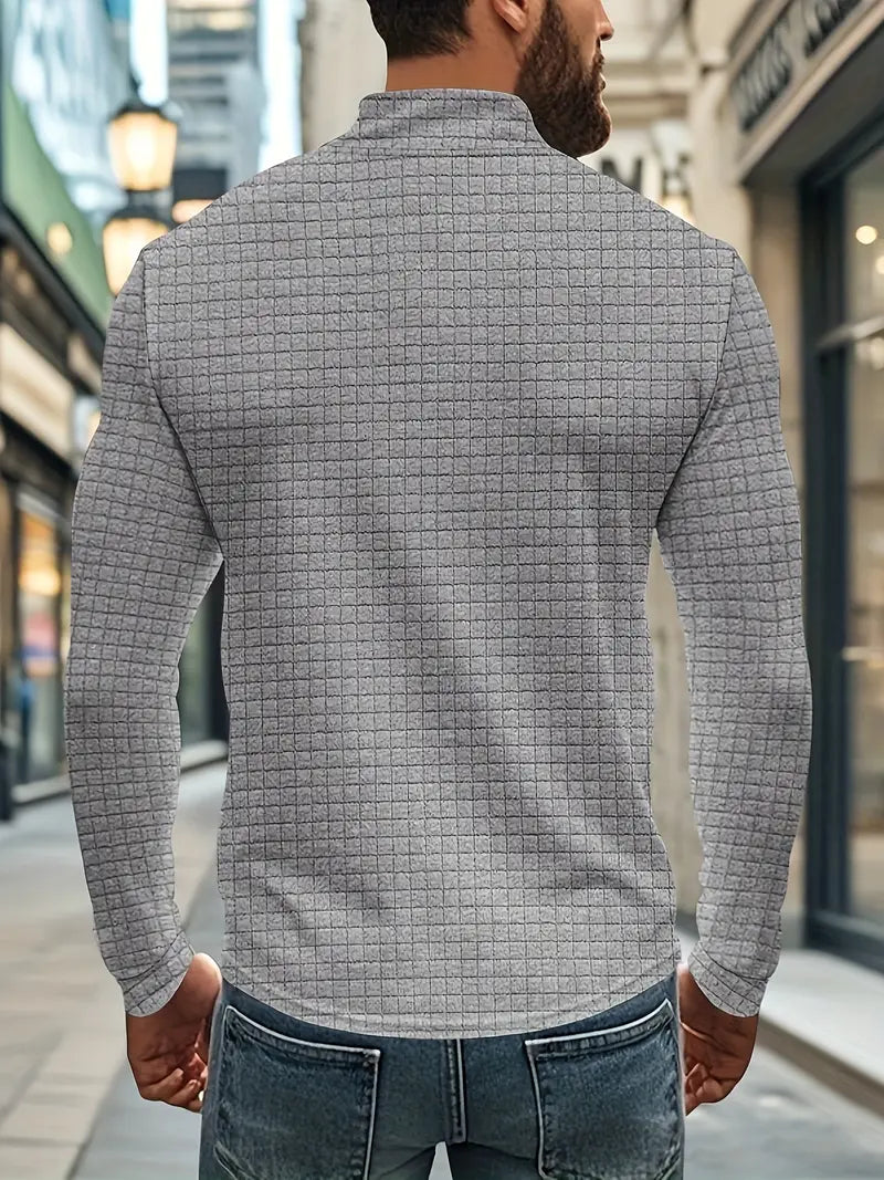 Jarryd - Felpa a Maniche Lunghe Con Mezza Zip