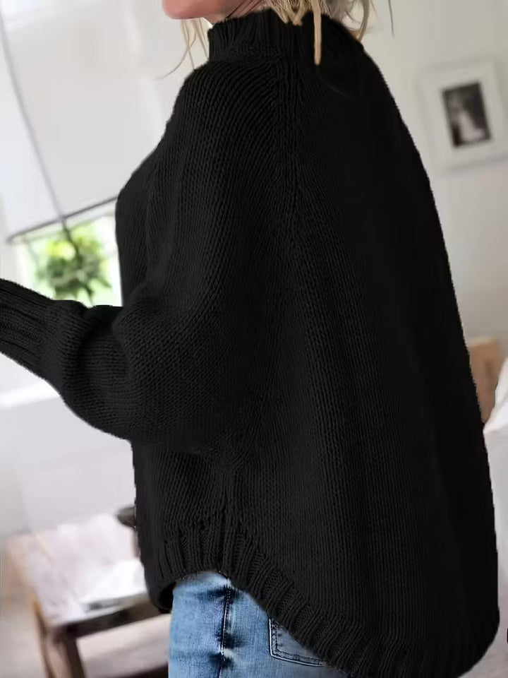 Pamella - Maglione Sovradimensionato Lavorato a Trecce