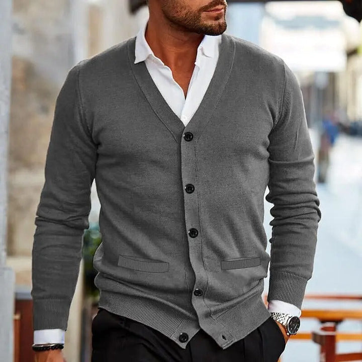 Dunstan - Cardigan Casuale Con Scollo a V