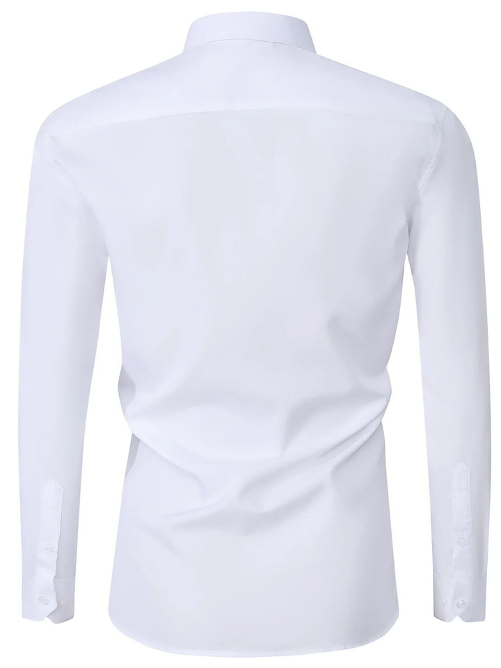 Byron - Elegante Camicia a Maniche Lunghe Con Bottoni