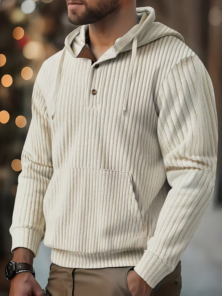 Colman - Elegante Felpa Con Cappuccio e Consistenza