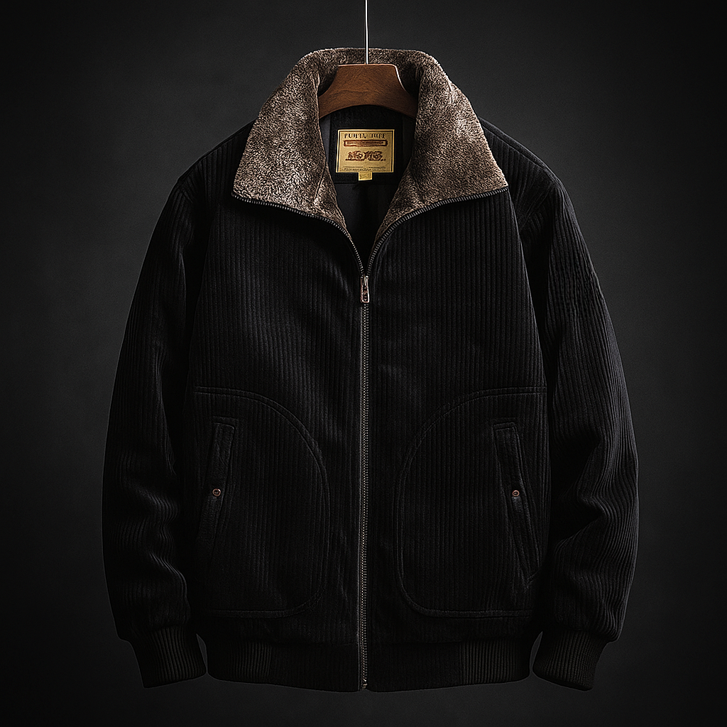 Broja - Giacca Casual In Velluto A Coste Con Zip