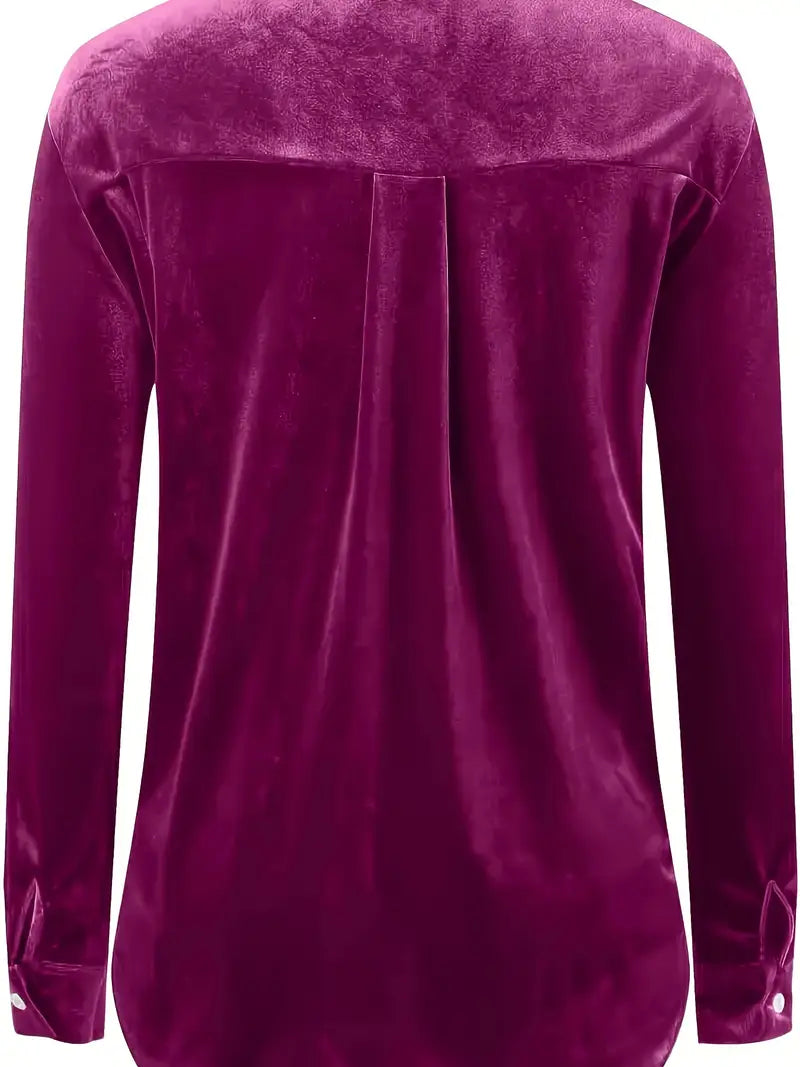 Geanie - Camicia a Maniche Lunghe Con Tasche Frontali