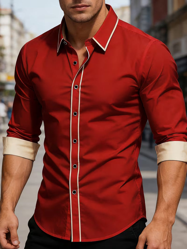 Daven - Camicia Business Vestibilità Slim Casuale