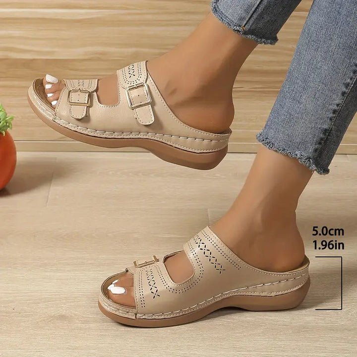 Eloisa – Sandali Eleganti Con Zeppa Regolabile