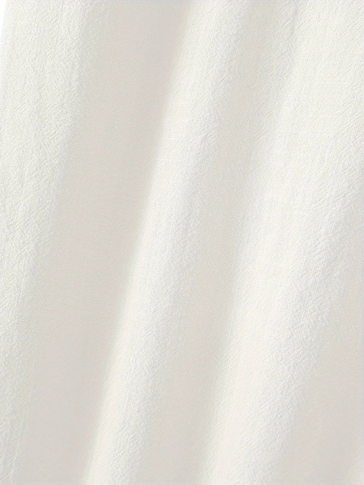 Nerida - Blusa Alla Moda Con Scollo a V e Maniche Corte