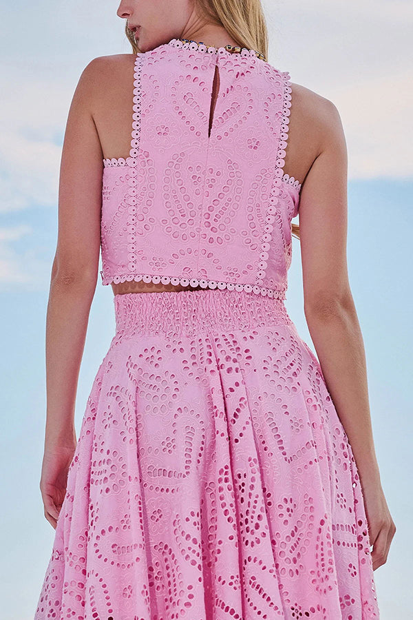 Rosanna - Set Due Pezzi Senza Maniche In Pizzo