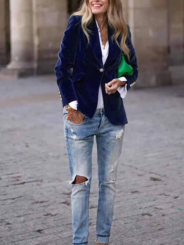 Elīna - Blazer Alla Moda In Velluto