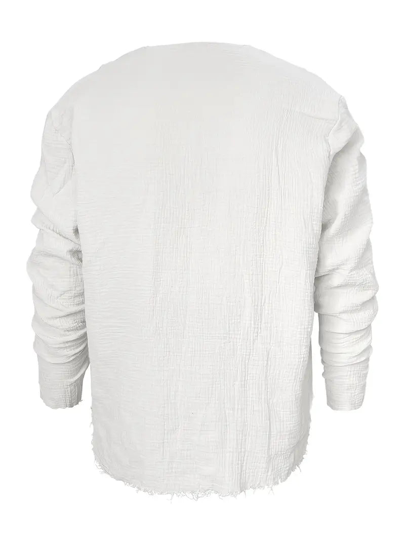 Benson - Camicia Estiva Alla Moda a Maniche Lunghe