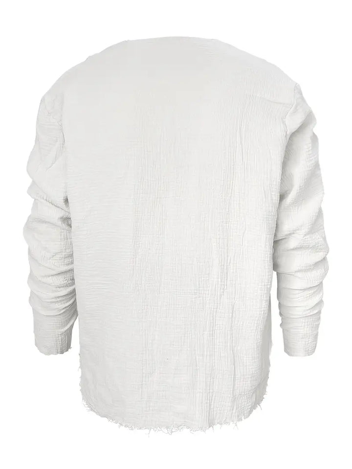 Benson - Camicia Estiva Alla Moda a Maniche Lunghe