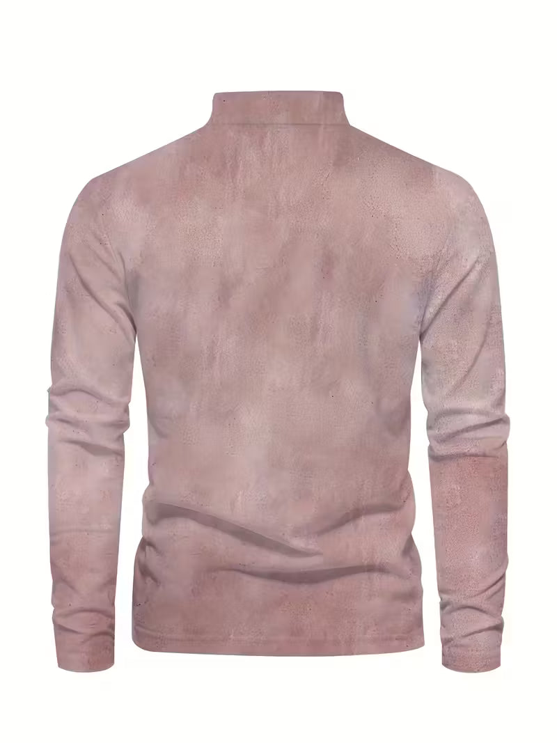 Giles - Elegante Camicia Con Stampa 3D Di Barca a Vela Sul Risvolto