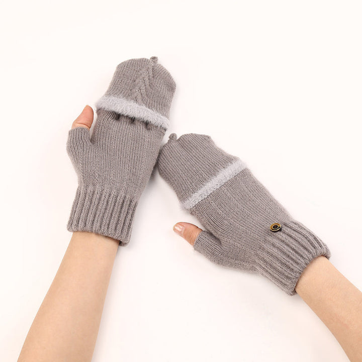 GloveGleam - Guanti Senza Dita Lavorati a Maglia