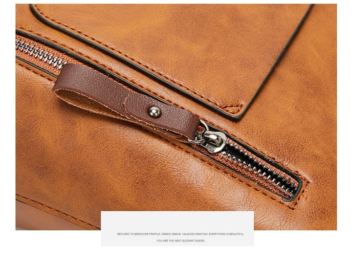 Britney - Elegante Borsa A Tracolla In Pelle