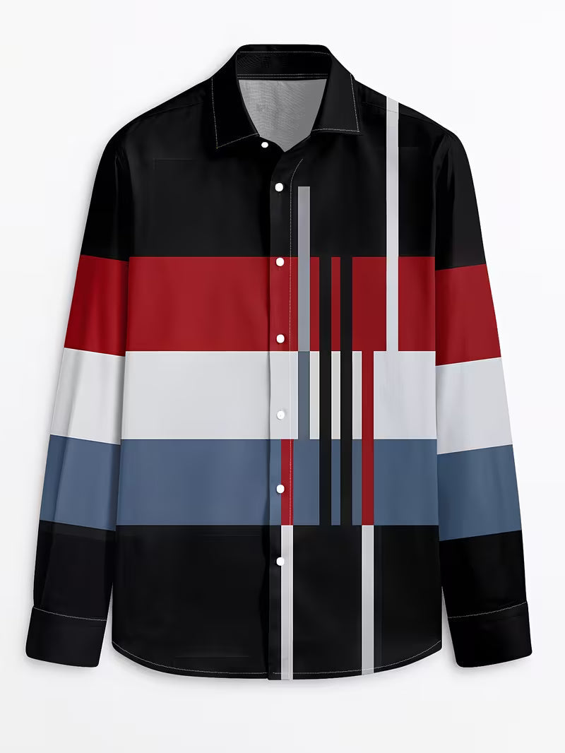 Mehmed - Camicia Casual Con Bottoni