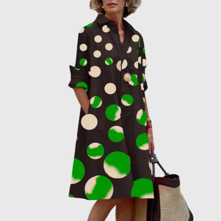 Oshadi - Elegante Miniabito Con Tasche