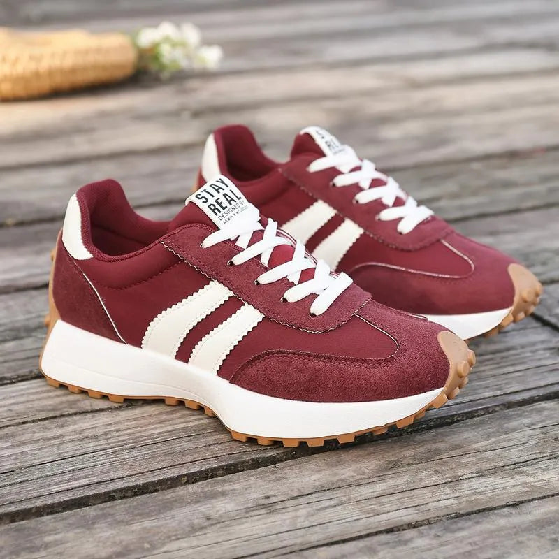 Lariesa - Sneakers Con Chiusura a Lacci e Strisce a Contrasto
