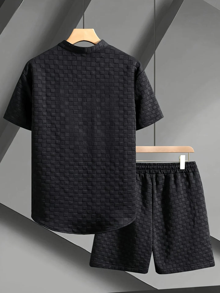 Zane - Set Casual Estivo Con Camicia a Maniche Corte e Pantaloncini