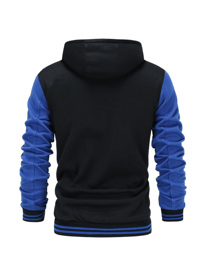 Askhat - Giacca Da Baseball A Maniche Lunghe Con Cappuccio