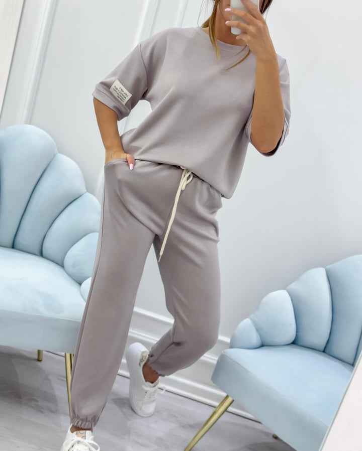 Nalaya - Elegante Manica Corta Due Pezzi Completo