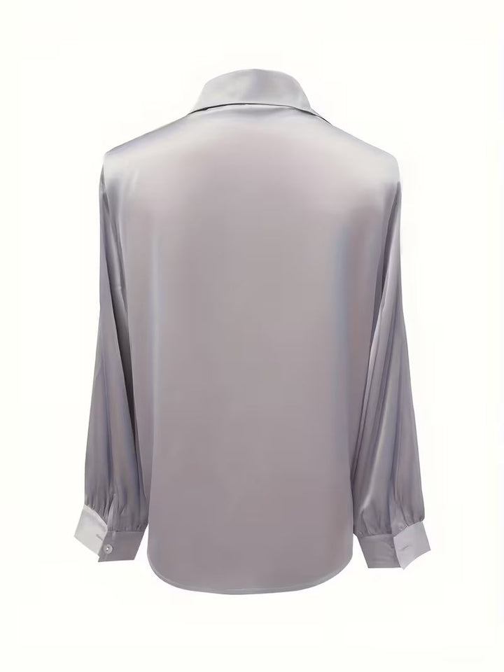 Leylah - Elegante Camicetta a Maniche Lunghe