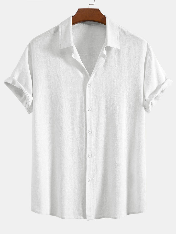 Booker - Camicia In Misto Lino Con Pantaloni Dritti