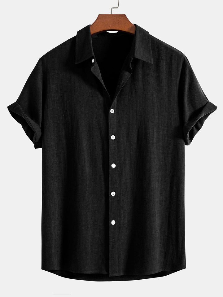 Booker - Camicia In Misto Lino Con Pantaloni Dritti