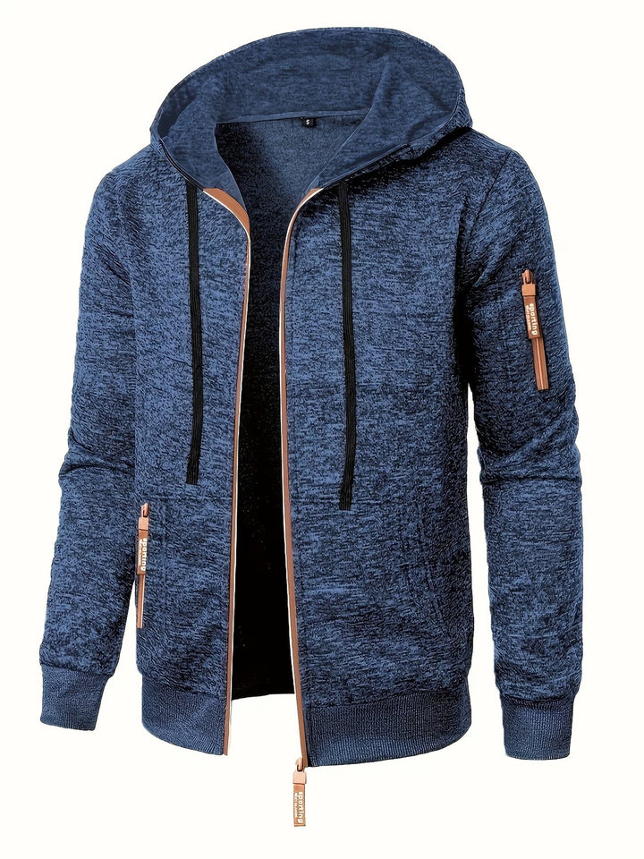 Ewen - Felpa Con Cappuccio a Maniche Lunghe E Zip