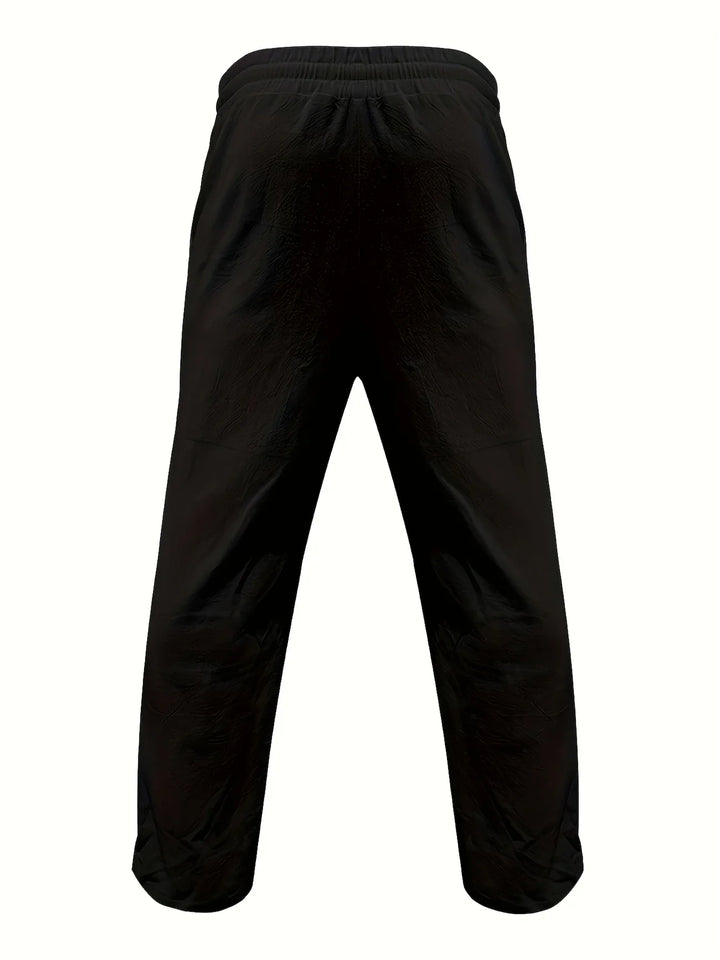 Beslan - Elegante Pantalone A Gamba Dritta Con Bottoni Dorati
