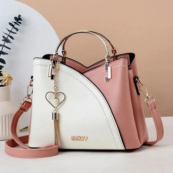 Orianna - Borsa Moderna Bicolore Firmata