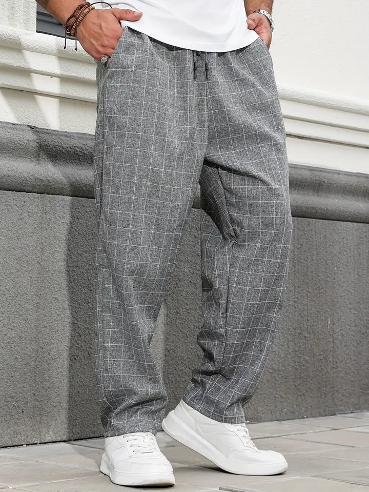 Rodolfo - Traspirante Plaid Stampa Pantaloni