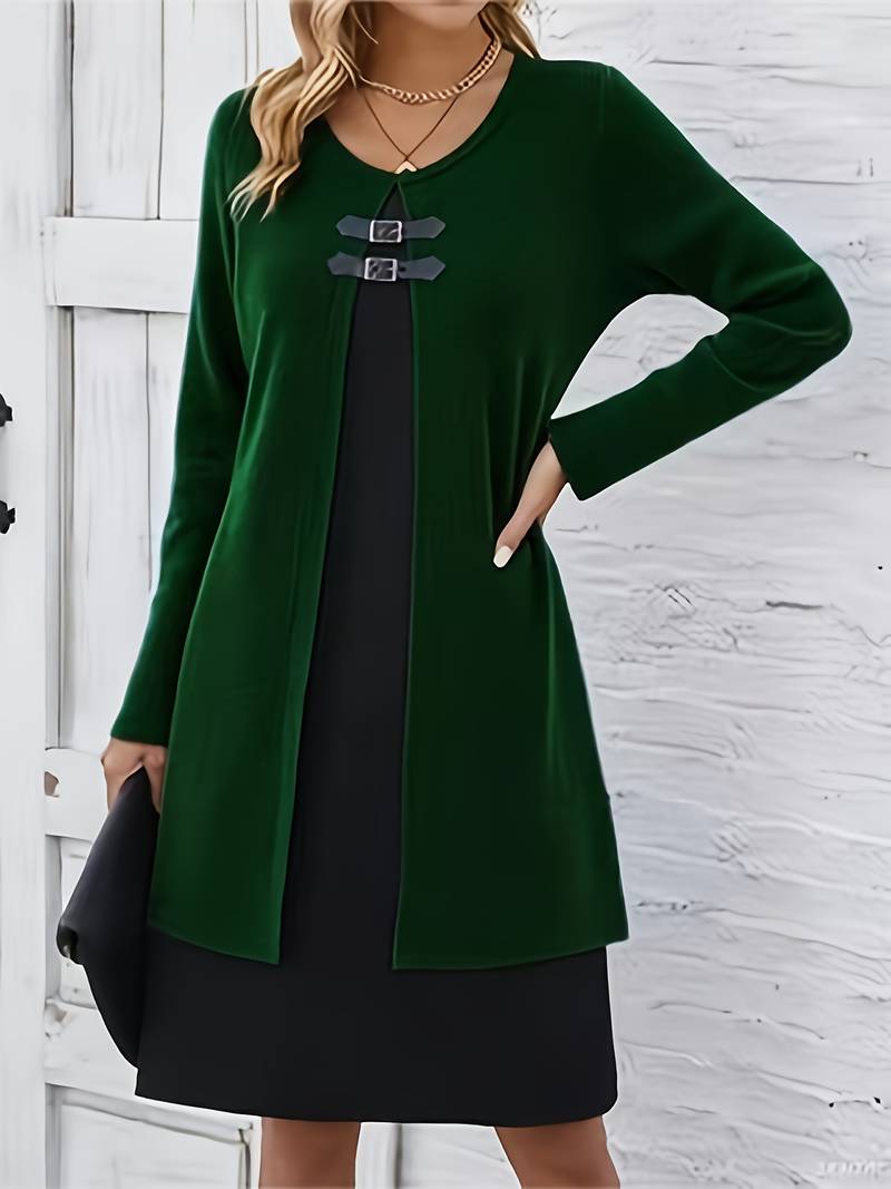 Shirahoshi - Completo Due Pezzi Con Collo Rotondo Per Autunno e Inverno