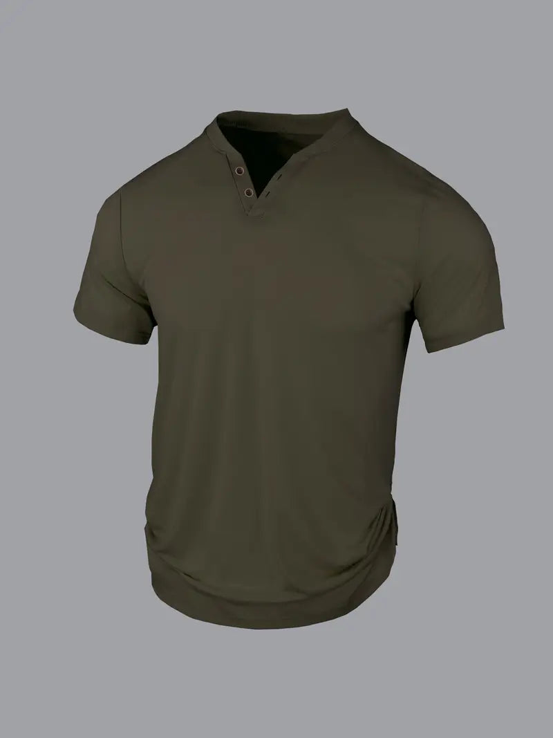 Eligio - Maglietta in Maglia Con Bottoni