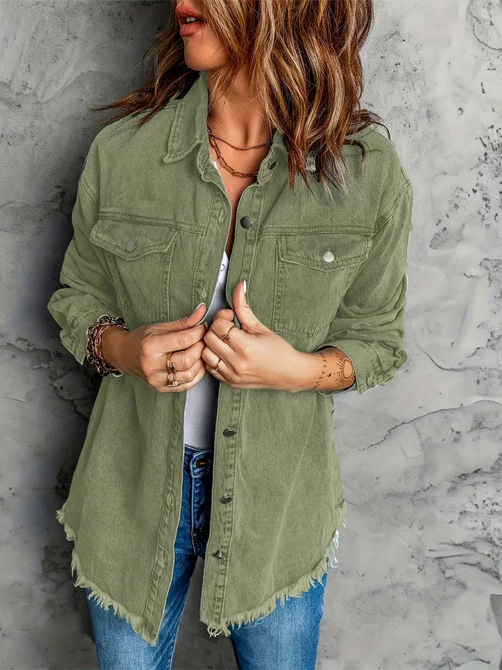 Malika - Giacca Di Jeans A Maniche Lunghe